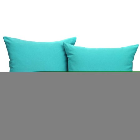 MODWAY Convene Outdoor Patio Pillow Set, Turquoise - Two Piece EEI-2001-TRQ